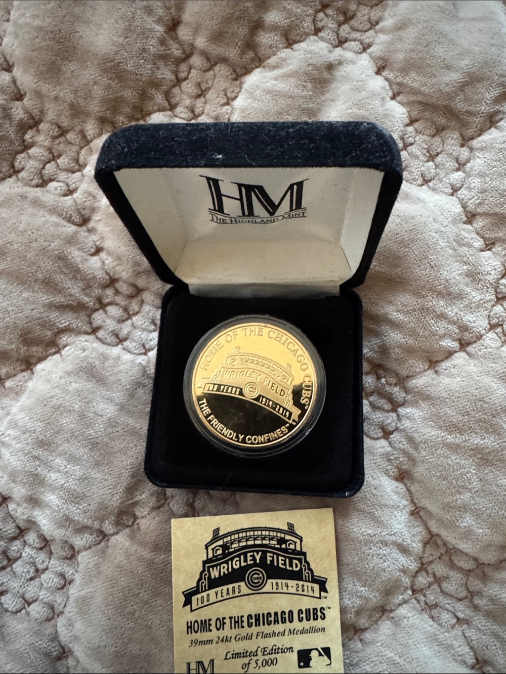 Highland Mint Chicago Cubs Coin